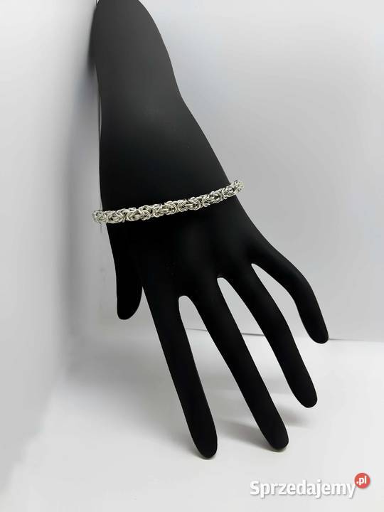 Srebrna Bransoletka pr 925 1653g Długość 175 Elbląg