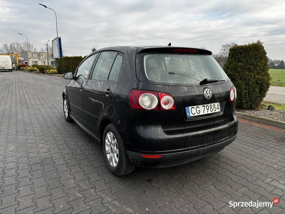 19 TDI 2006r czarny Golf Plus Włocławek