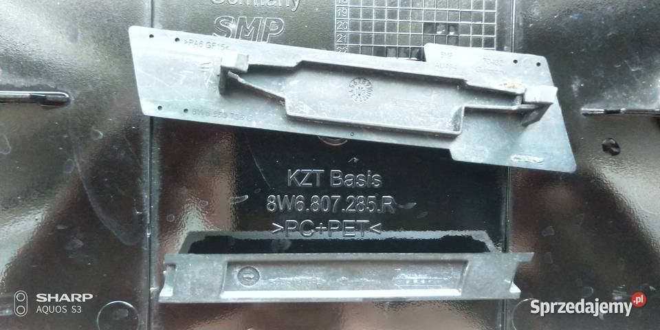 Audi A5 RS5 podkładka pod tablicę Łódź