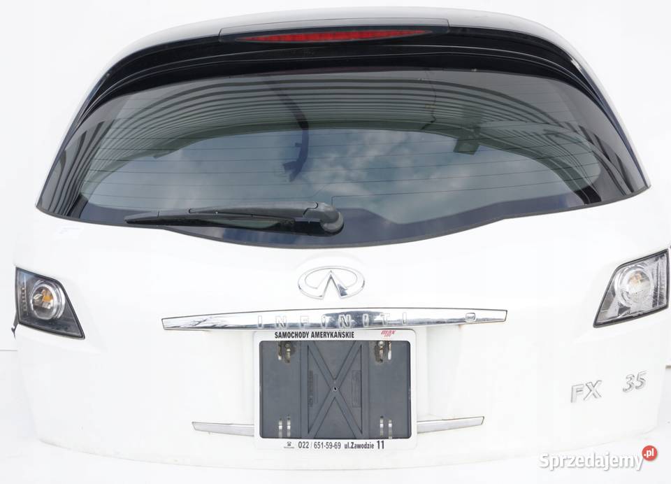 SZYBA KLAPY TYLNEJ BAGAŻNIKA INFINITI FX35 FX45