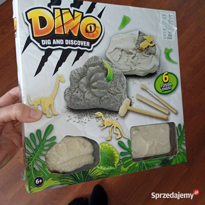 Nowy zestaw wykopaliska dinozaury Edukacyjne małopolskie Skrzyszów