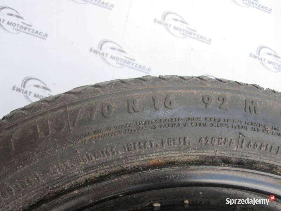 OPEL VECTRA C ASTRA H koło dojazdowe 1157016 92M świętokrzyskie Kielce sprzedam