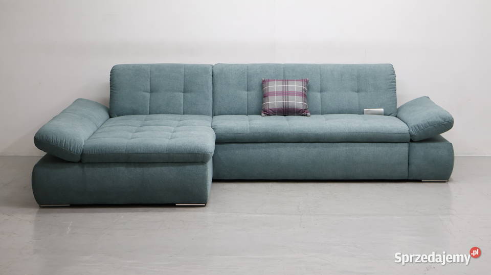 TJX Narożnik z funkcją spania morski kolor 300cm Narożniki Poznań