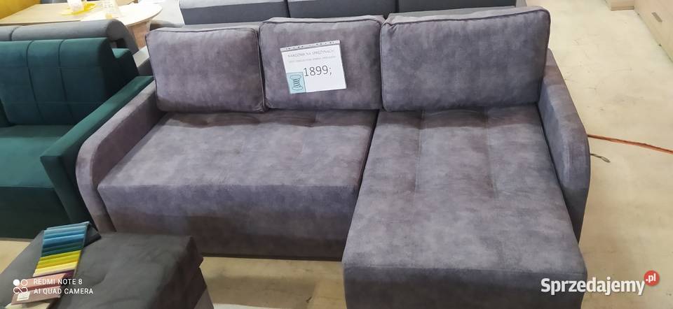 NAROŻNIK NA SPRĘŻYNACH DOSTĘPNY RĘKI 142cm Toruń sprzedam