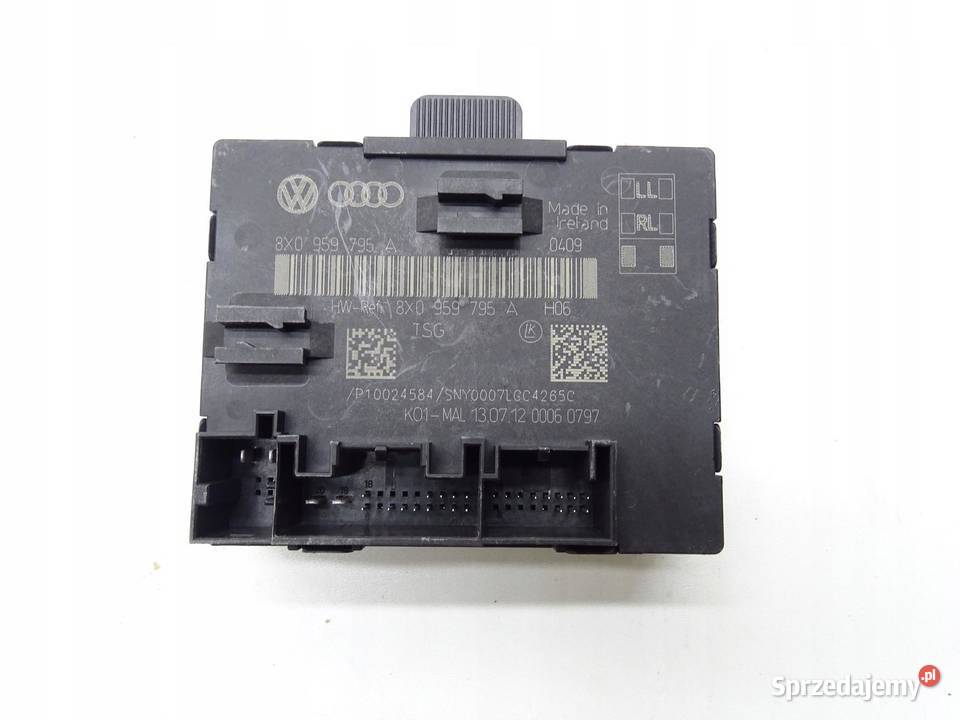 STEROWNIK MODUŁ DRZWI TYŁ 8X0959795A AUDI Q3 8U osobowe