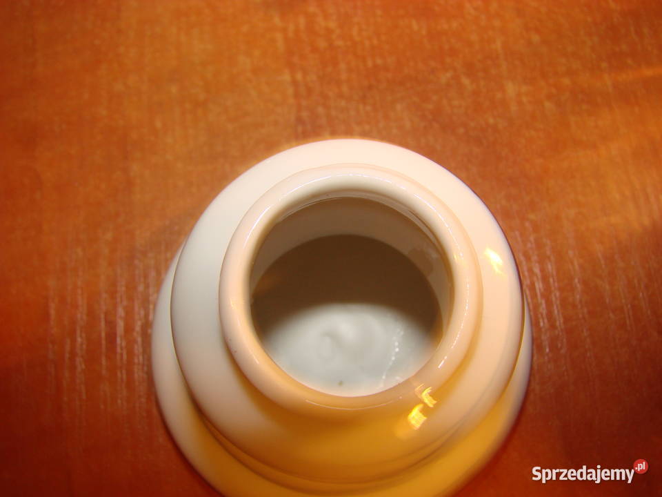 mała porcelanowa lampka naftowa pomorskie Pruszcz Gdański