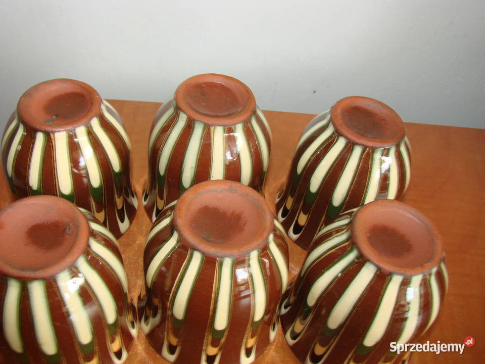 kubeczki ceramika bułgarska Pruszcz Gdański