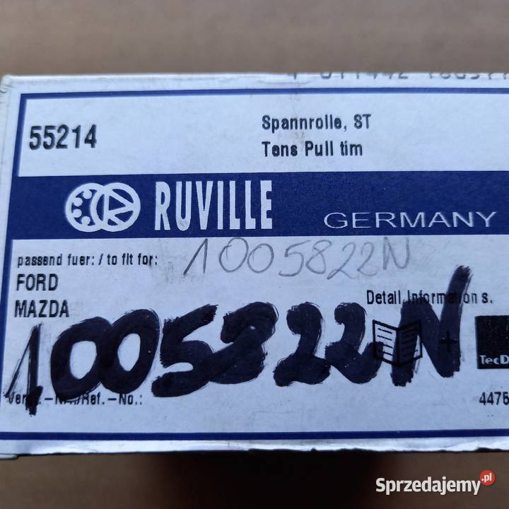 100582296FF6K254BA Napinacz paska D18 pompa osobowe Kraków