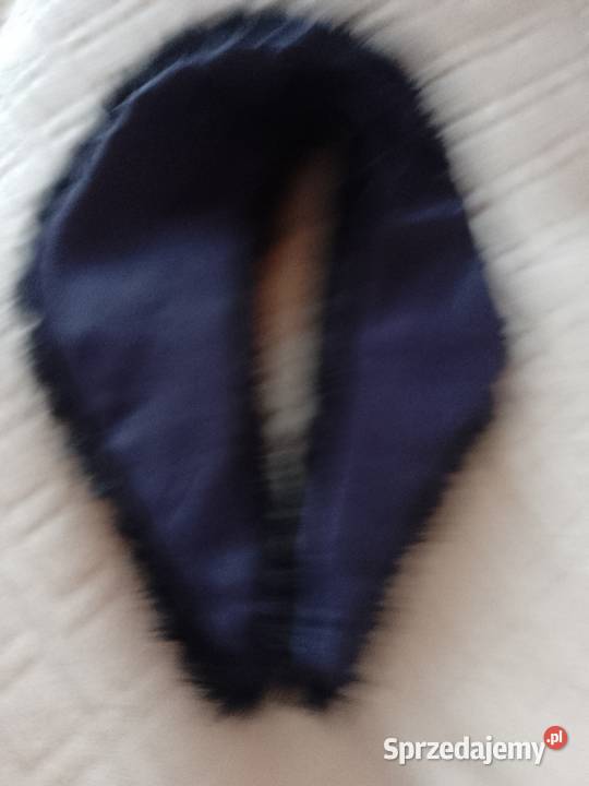 Ekskluzywny czarny futrzany kołnierz z Londynu Kraków