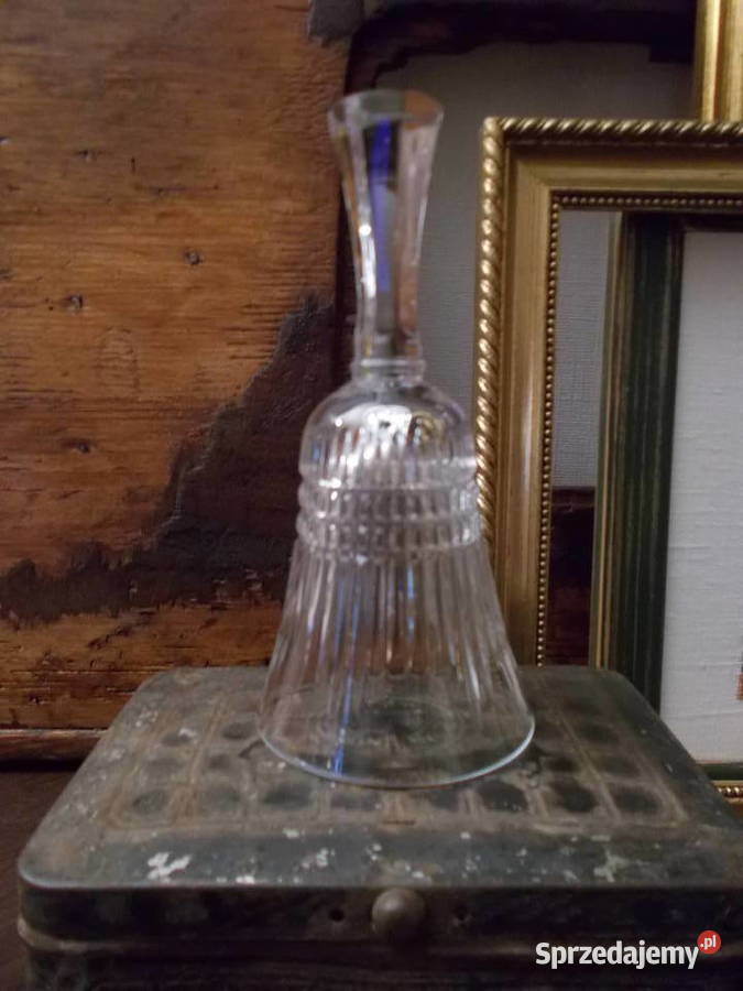Kryształowy Dzwonek Szklany Dzwonek Vintage Szczecin sprzedam