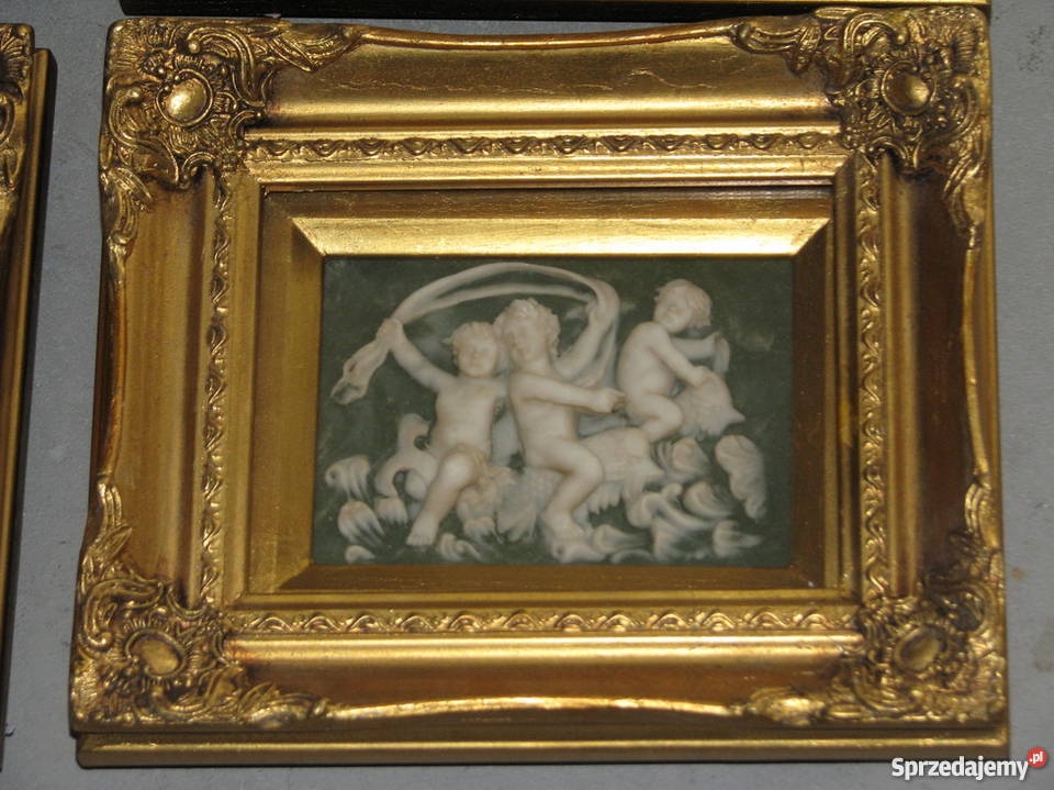 4 obrazy alabastrowe alabastry komplet obrazów małopolskie Kraków