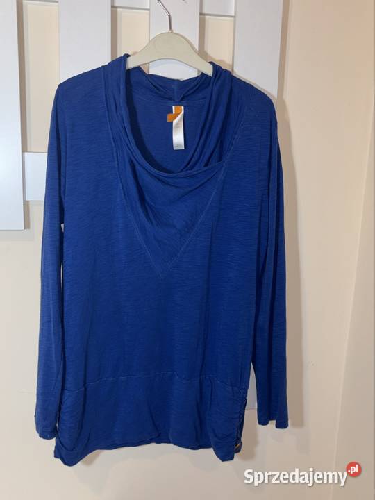 Bluzka damska plus size w kolorze chabrowym Rozmiar 40(L) Olesno