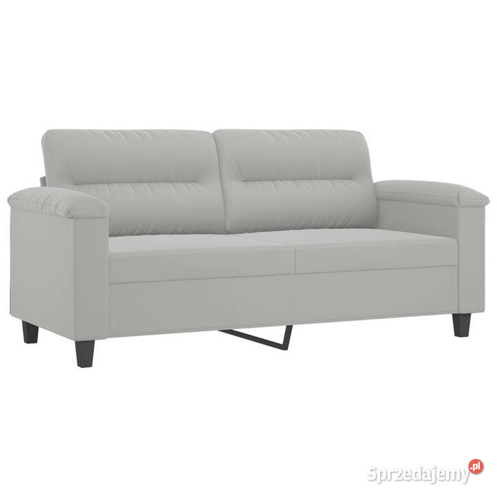 Sofa 2osobowa jasnoszary 140 tapicerowana Warszawa