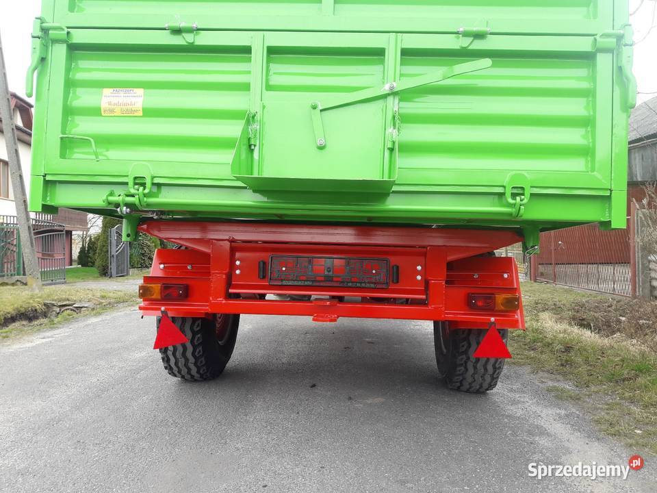 Przyczepa rolnicza wywrotka 3545t Transport Raty Mroczków Duży sprzedam