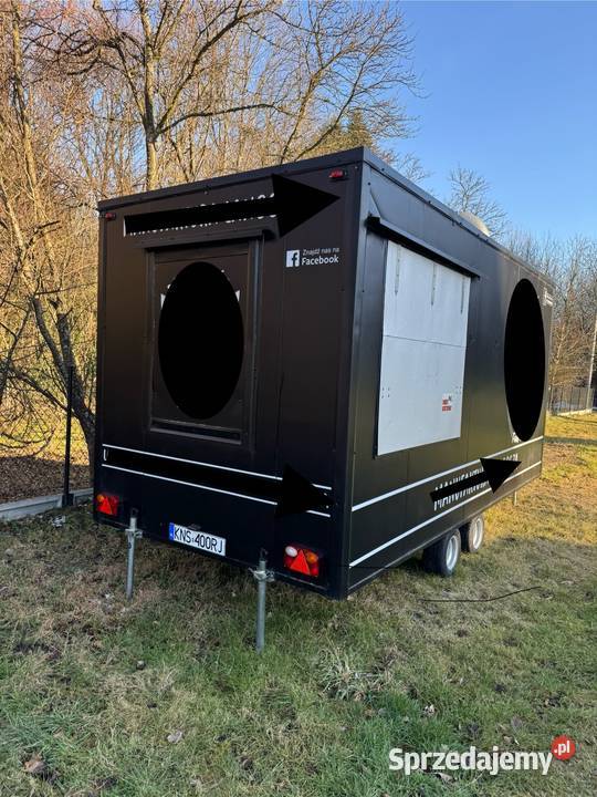 Przyczepa gastronomiczna Głowacz gotowy biznes gastronomiczne Stary Sącz