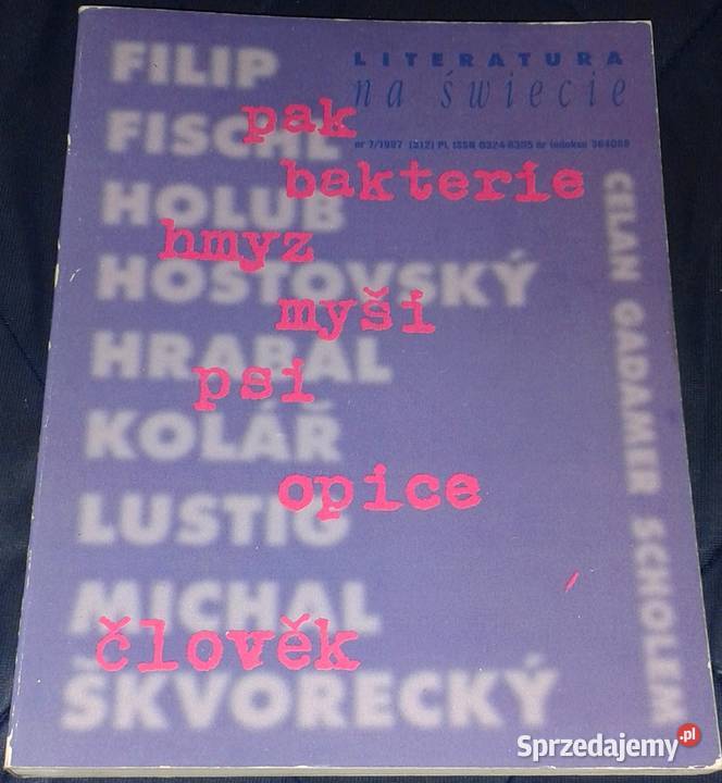 Literatura na świecie 7 312 1997 Chełm