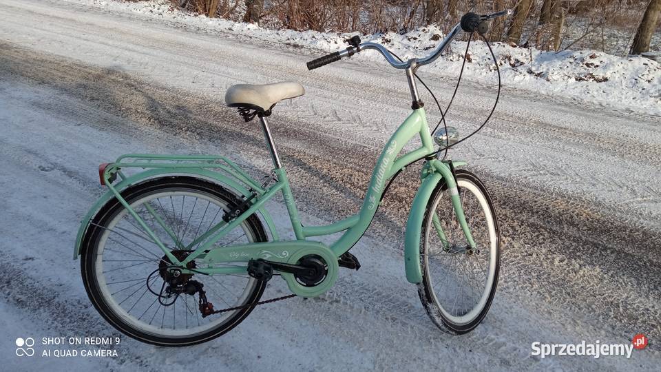 Rower miejski Indiana Moena 24 rama 14 koła 24 Miłki sprzedam