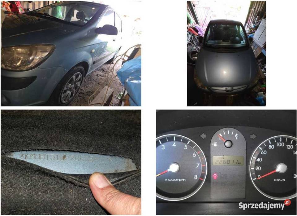 HYUNDAI Getz 11 MR05 E4 Classic prod 2007 manualna zachodniopomorskie Szczecin
