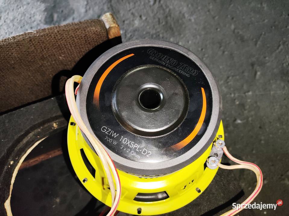 Skrzynia bassowa basowa tuba subwoofer Ground Głośniki śląskie Niegowonice sprzedam
