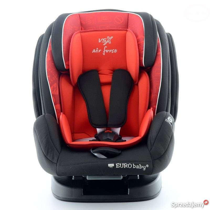 FOTELIK SAMOCHODOWY VSX BS07 EUROBABY CZERWONY podlaskie Bielsk Podlaski