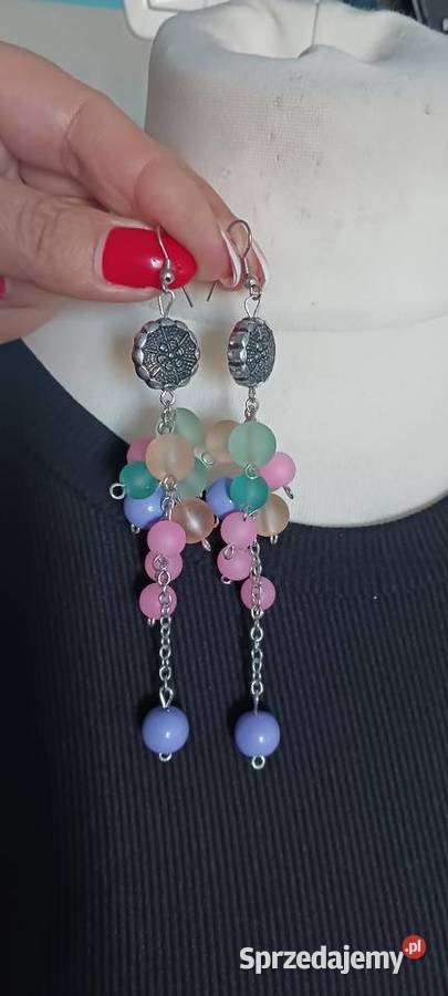 Kolczyki kolorowe kujawsko-pomorskie Ostrowąs