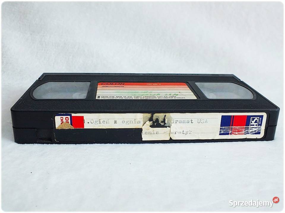 Kaseta VHS 180 minut Film Ogień z Ognia dramat 2 Żary