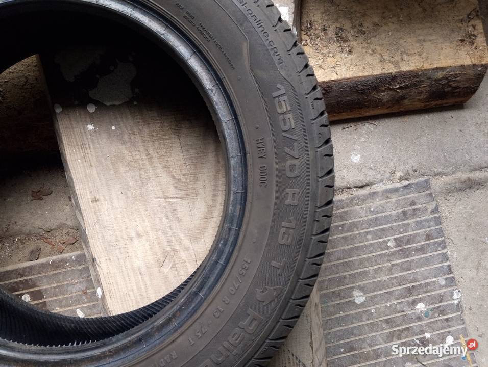 2 opony 155 70 13 lubelskie Nadrybie Ukazowe