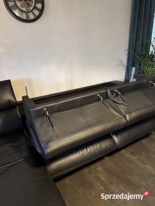 Narożnik skórzany z funkcją spania Wałbrzych