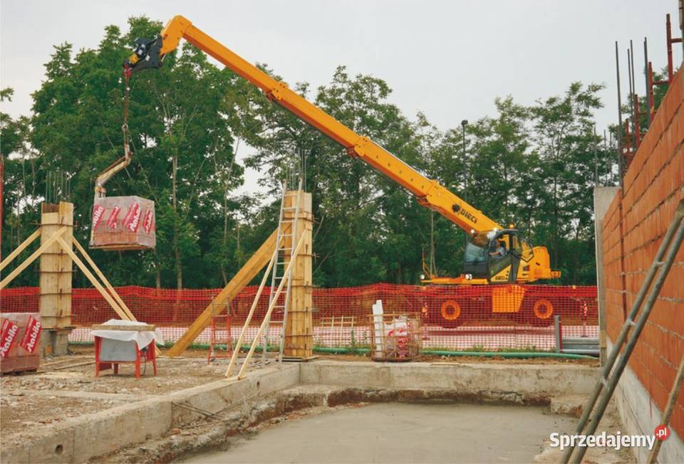 Wynajem ładowarek teleskopowych DIECI ładowarka pomorskie Borkowo