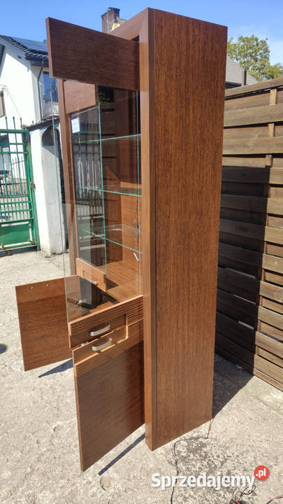 Witryna duża 2drzwiowa Paris Agata Meble Kredensy i witryny