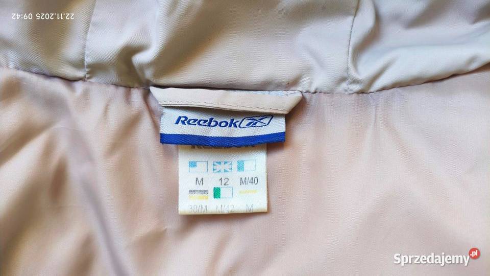 Kurtka płaszcz damska REEBOK ABWK7352 M 40 90 dolnośląskie Bielany Wrocławskie