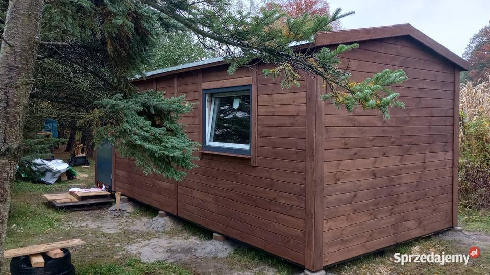 Domek letniskowy mobilny całoroczny ocieplenie Bydgoszcz