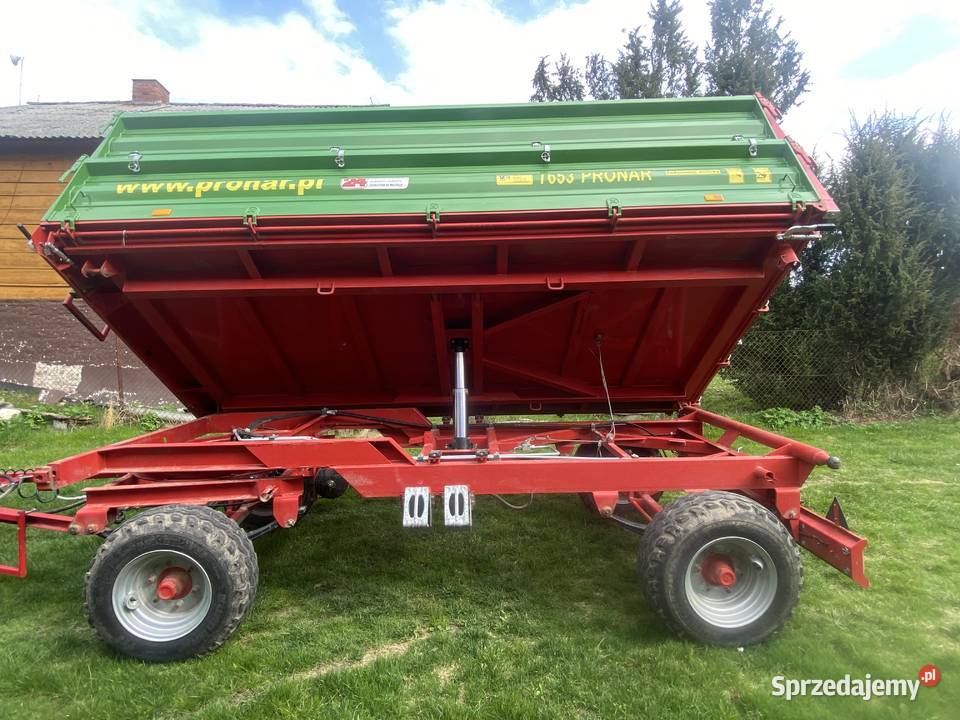 Przyczepa wywrotka PRONAR T653 stan idealny nowa Piaski