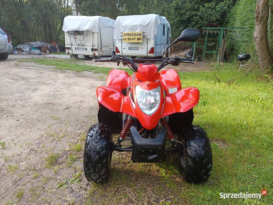 Quad kymco czerwony maxxer50cc Lechów