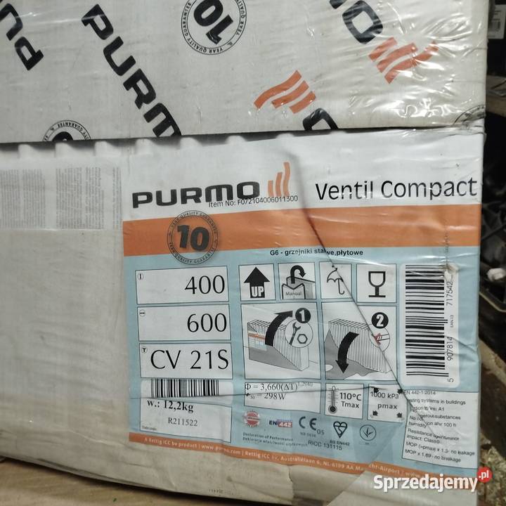 Sprzedam 2 grzejniki purmo 6040 nowe nie Śmigiel
