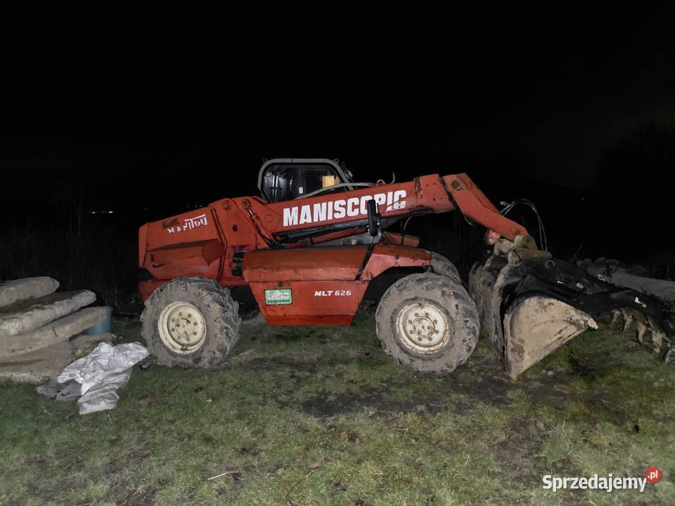 Ładowarka teleskopowa Manitou MLT 626 łyżka sprzedam