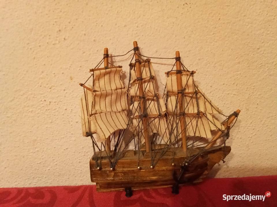 Statek drewniany Modelarstwo sprzedam
