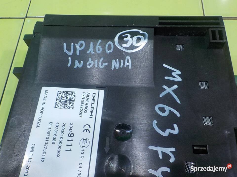 OPEL INSIGNIA A I LIFT 20 CDTI 13r HB 5D modul mazowieckie