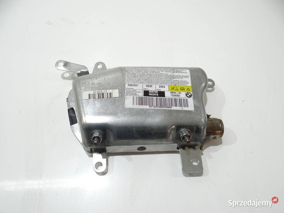 PODUSZKA AIRBAG DRZWI PRAWY TYŁ BMW 5 E60 Strzyżewice sprzedam