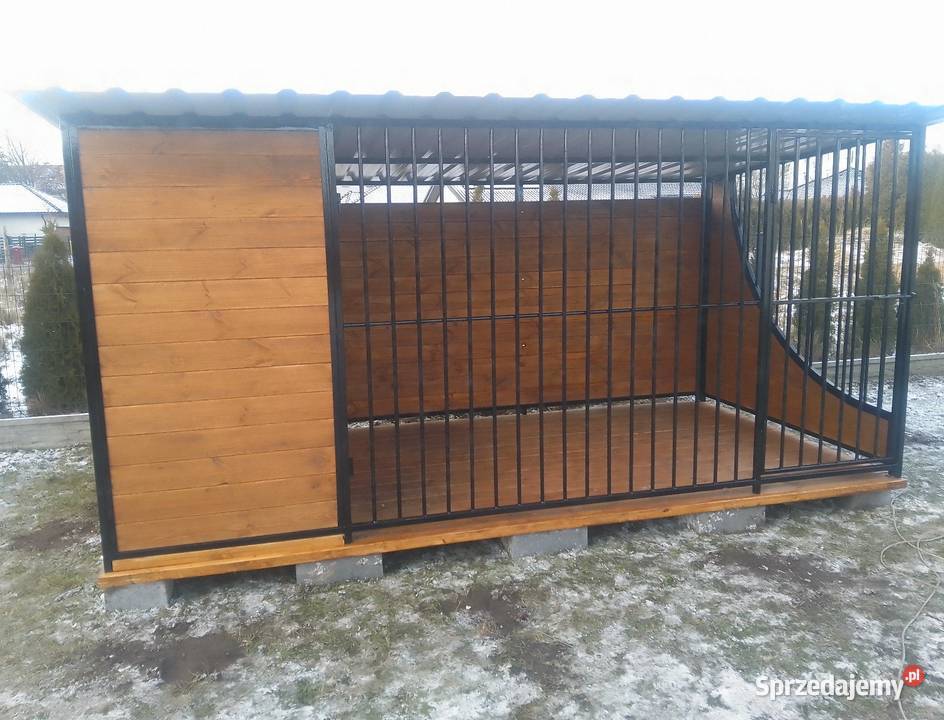Kojec psa 4x2m z ocieplanym pomieszczeniem jako Piaseczno