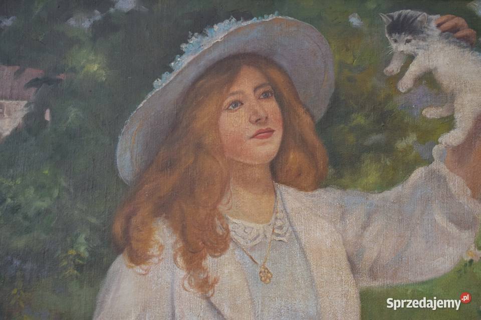 Józef Mehoffer Arystokratka z Kotem Dama w małopolskie Kraków