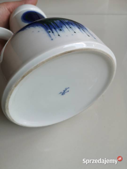 Dzbanek do kawy porcelana Pop Art vintage kujawsko-pomorskie Toruń