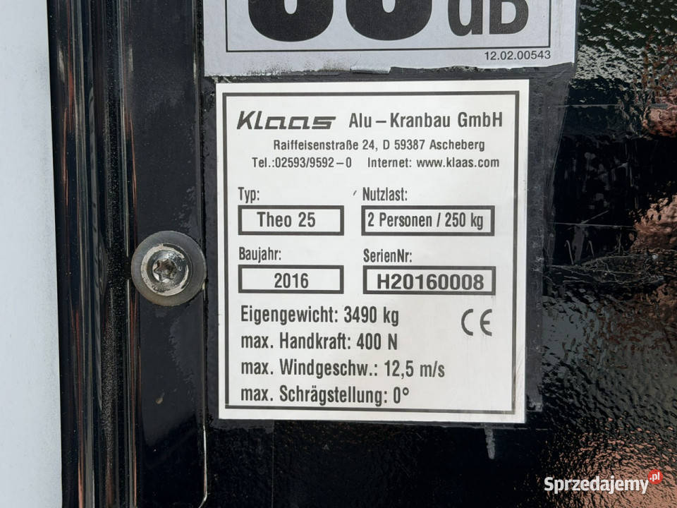 Nissan Cabstar Podnośnik Koszowy 25m KLAAS THEO komputer pokładowy Nissan Motoryzacja Widełki