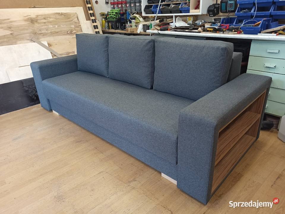 Sofa kanapa z funkcją spania z półką na wymiar Łóżka, wersalki i sofy Radom
