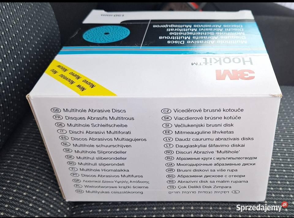 Krążki ścierne na rzep 150mm 3M Hookit 325U Kraków