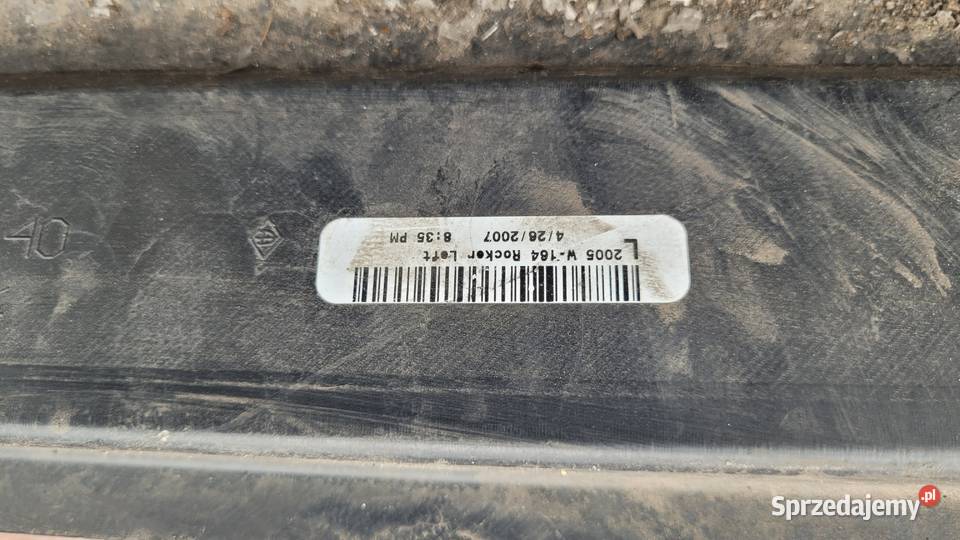 Mercedes ML W164 LEWY PRÓG LISTWA PROGOWA LEWA Ruda Śląska