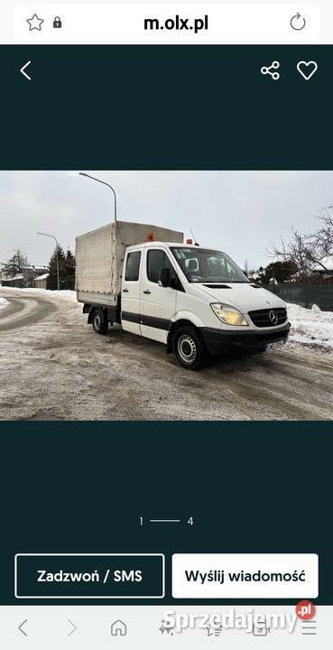 MERCEDES SPRINTER 311 CDI DOKA 7 osob 2200cm3 śląskie Częstochowa