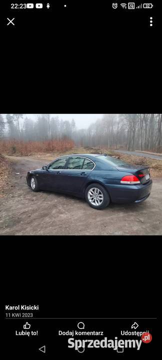 Sprzedamzamienię BMW E65 234000km