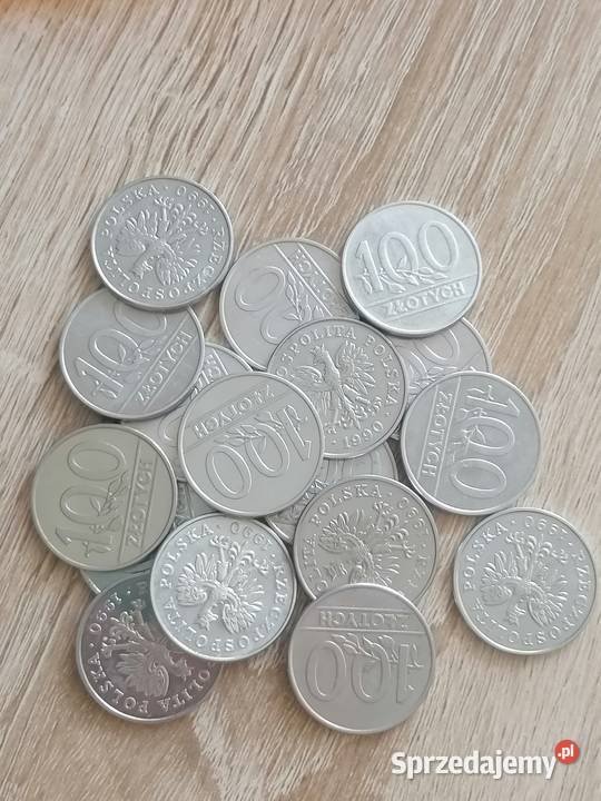 moneta 100 złotych 1990 Łódź