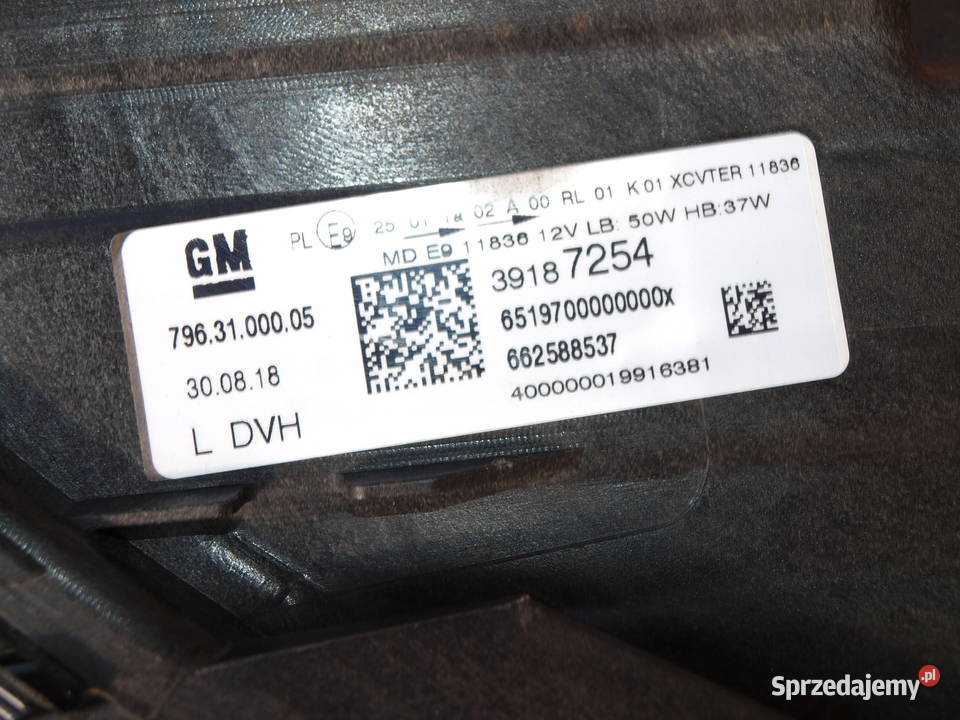 Opel Astra K lampa lewa przód Full Led 2015 Kalisz
